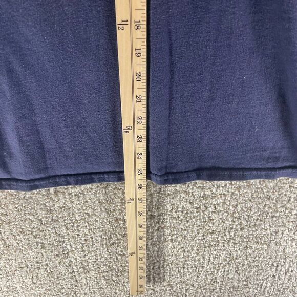 Vintage Tommy Hilfiger Athletics Shirt Mens Medium Blue Tank Top USA Made Logo - Picture 7 of 10